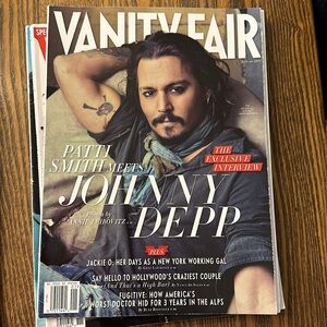 (4) Vintage Rolling Stone Vanity Fair Johnny Depp (4)Mags